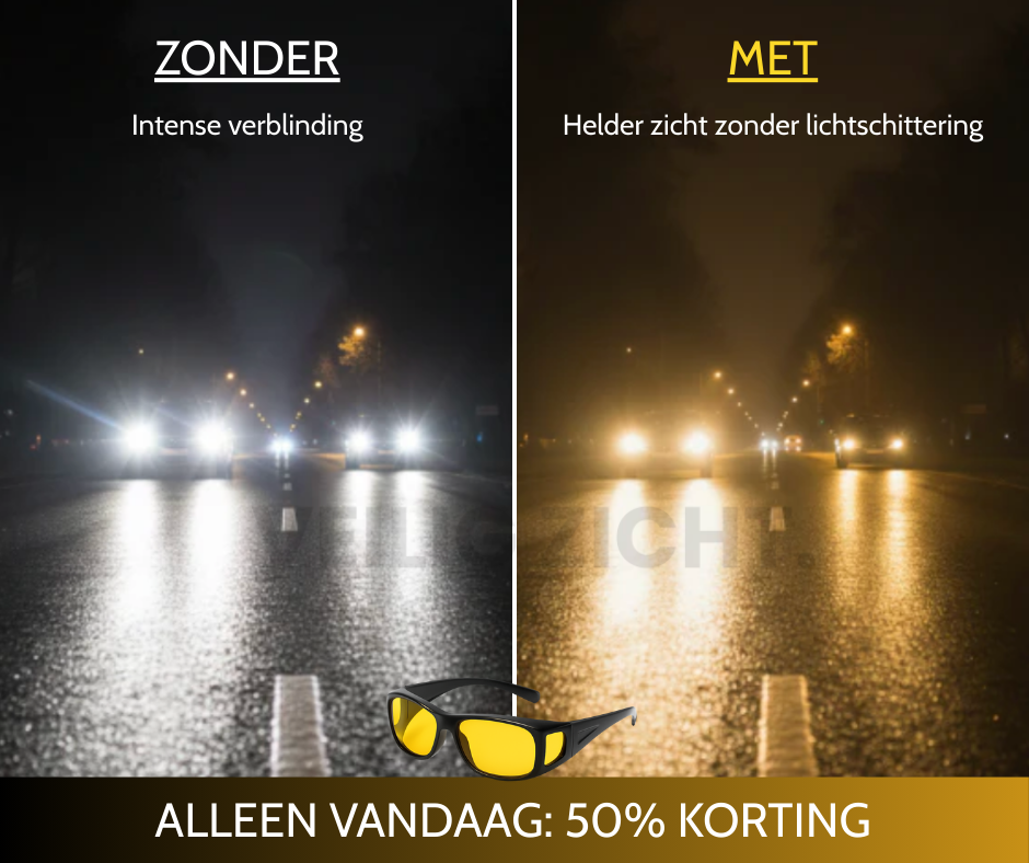 Veilig-Zicht Nachtbril voor Autorijden™
