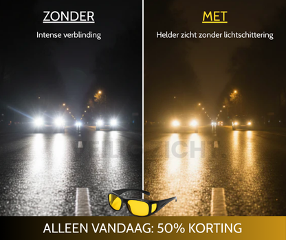 Veilig-Zicht Nachtbril voor Autorijden™