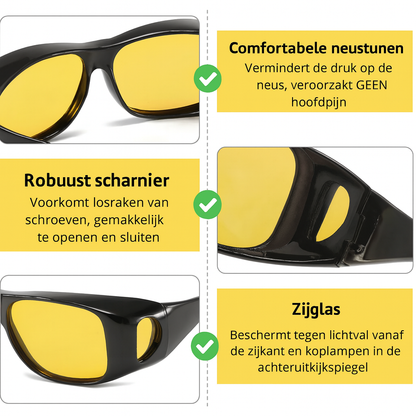 Veilig-Zicht Nachtbril voor Autorijden™